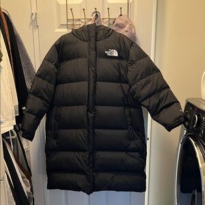 The North Face Black Long Puffer Coat